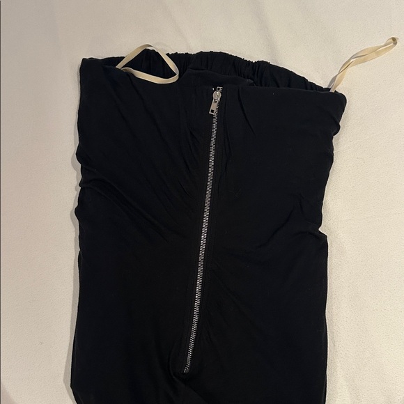 RICK OWENS Black Concordians Bustier Unstable Maxi Dress US size 4 - Picture 4 of 6